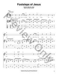 Footsteps of Jesus Guitar and Fretted sheet music cover